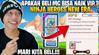 Berapa Gold Untuk Vip 3 Ninja Heroes