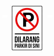 Gambar Dilarang Parkir Di Depan Pintu